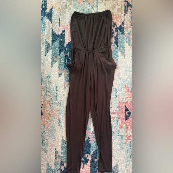 Michael Kors XS brown sleeveless jumpsuit - Elegant Women's Jumpsuit w pockets - Picture 2 of 3
